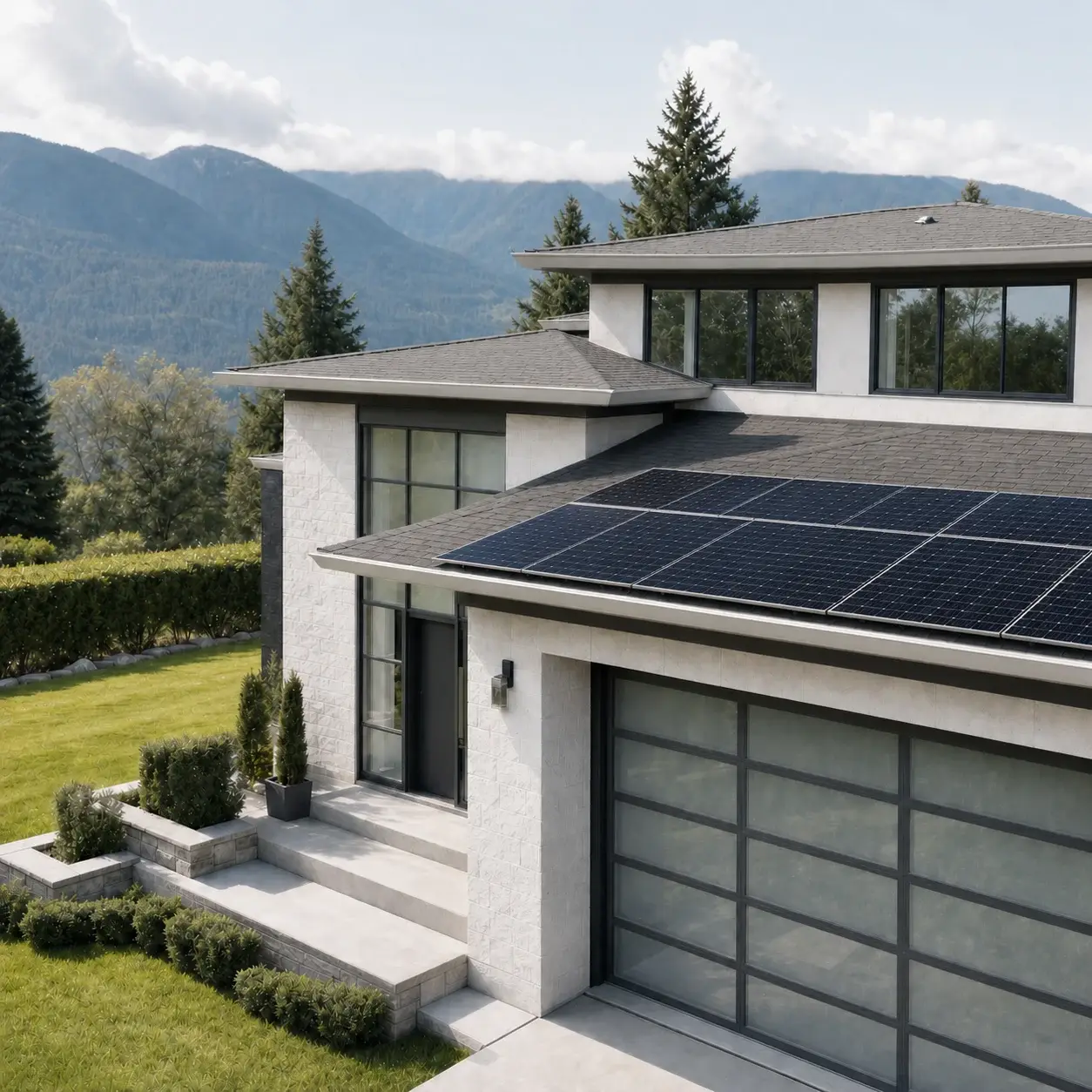 Solar Panel Cleaning — after cleaning